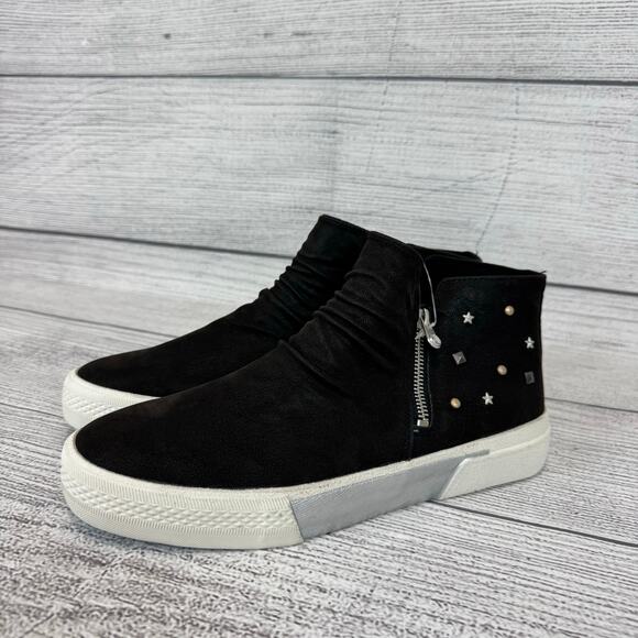 Blowfish Women's Black Wave-Zip Platform Sneaker Booties Size 11 - Picture 2 of 11